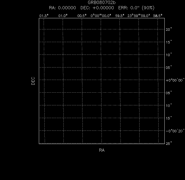 UVOT image with the final position