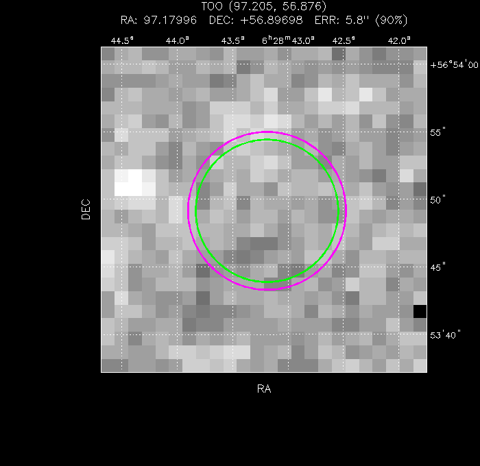 Image of the UVOT image