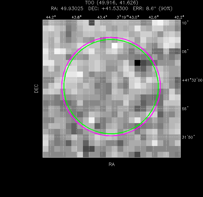 Image of the UVOT image