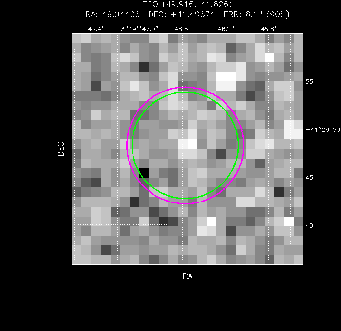 Image of the UVOT image