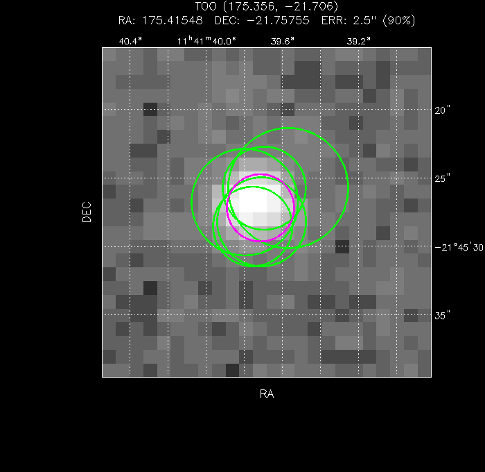 Image of the UVOT image