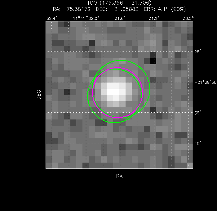 Image of the UVOT image