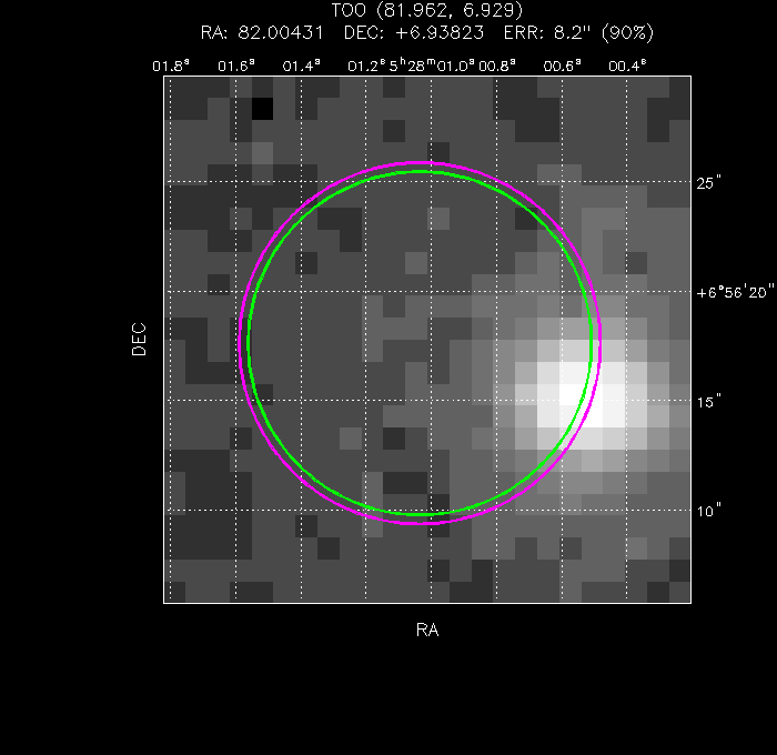 Image of the UVOT image