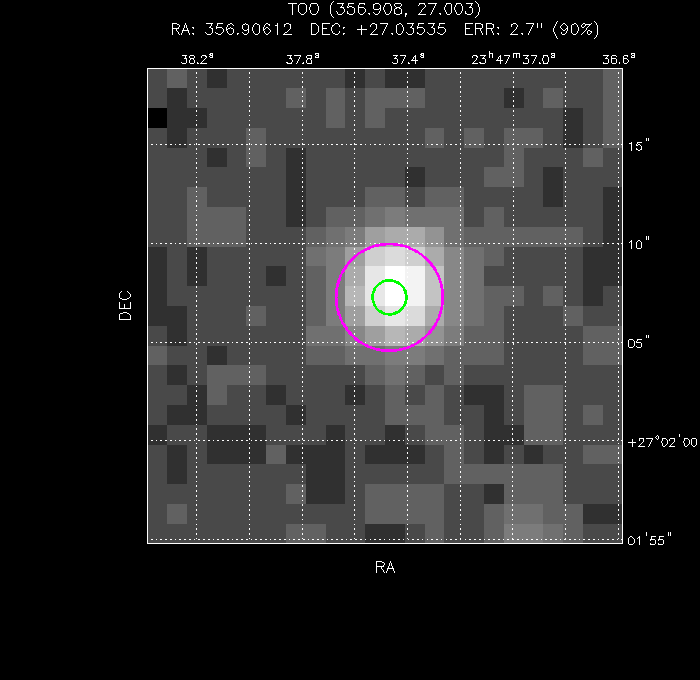 Image of the UVOT image