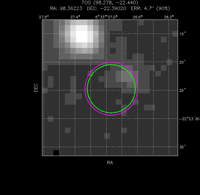 Image of the UVOT image