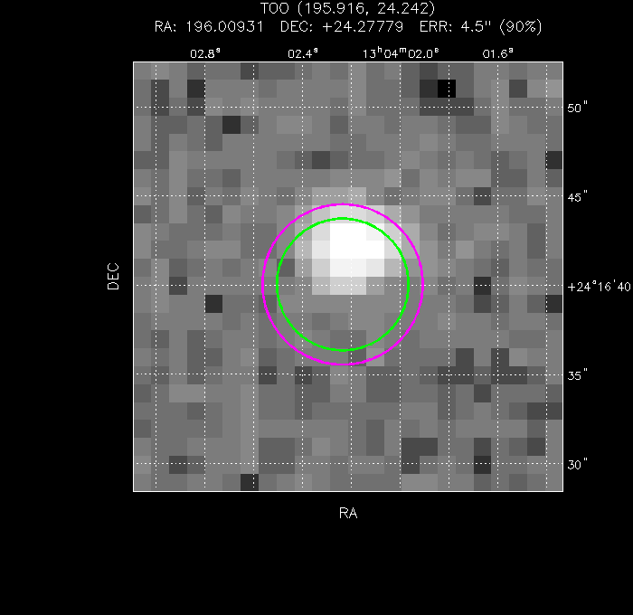 Image of the UVOT image