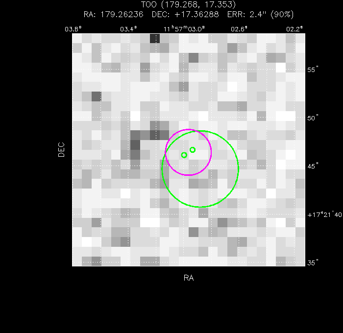 Image of the UVOT image