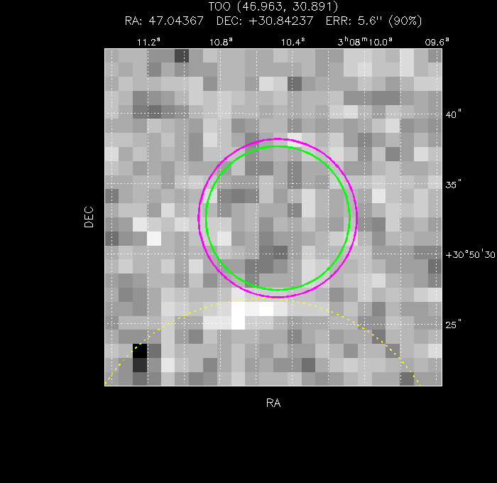 Image of the UVOT image