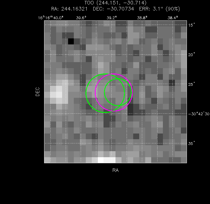 Image of the UVOT image