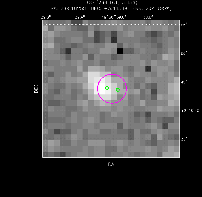 Image of the UVOT image