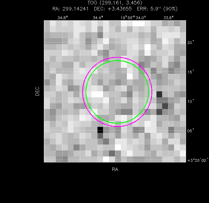 Image of the UVOT image