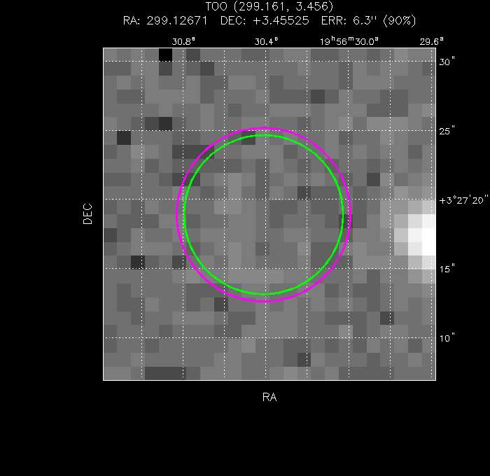 Image of the UVOT image