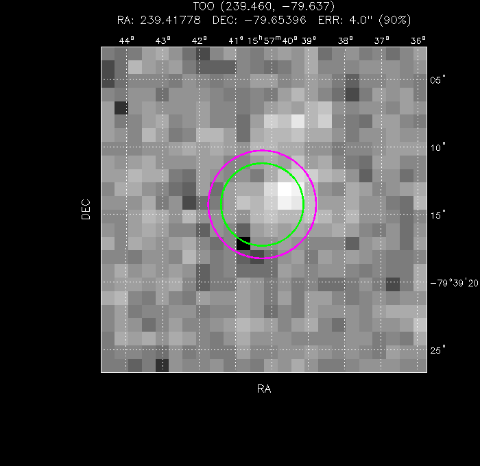 Image of the UVOT image