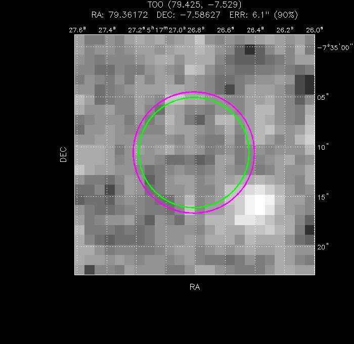 Image of the UVOT image