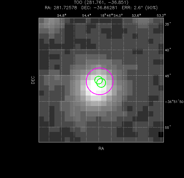 Image of the UVOT image