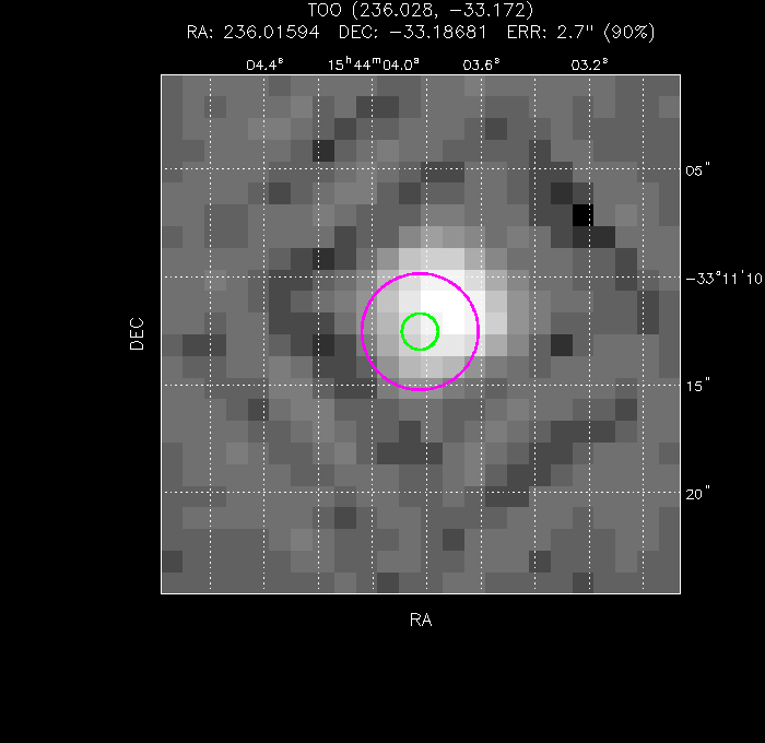Image of the UVOT image