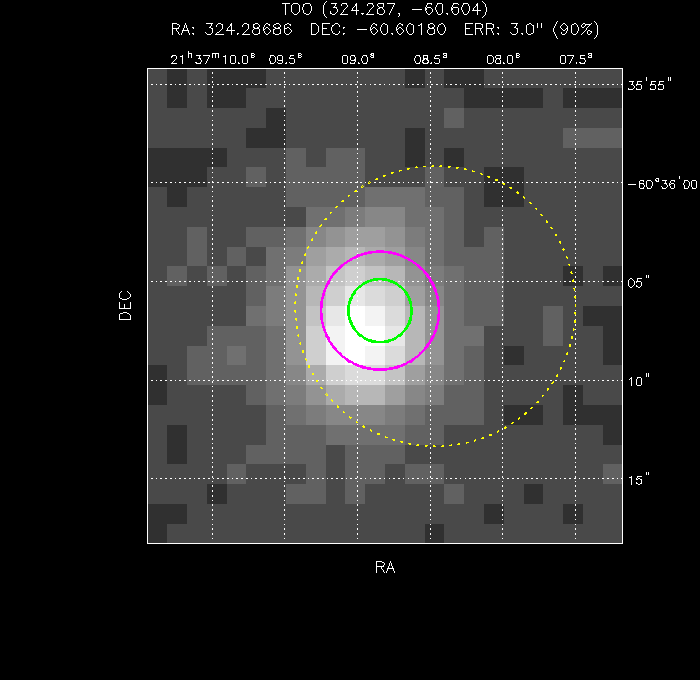 Image of the UVOT image