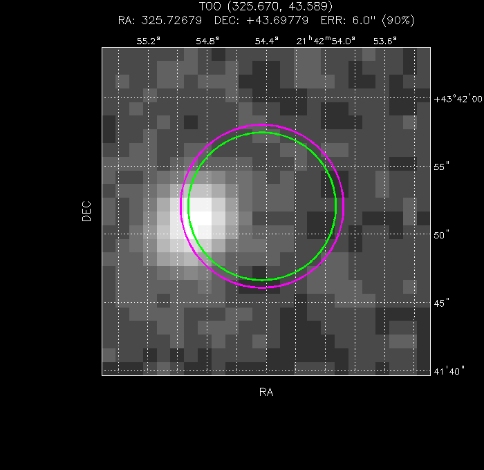 Image of the UVOT image