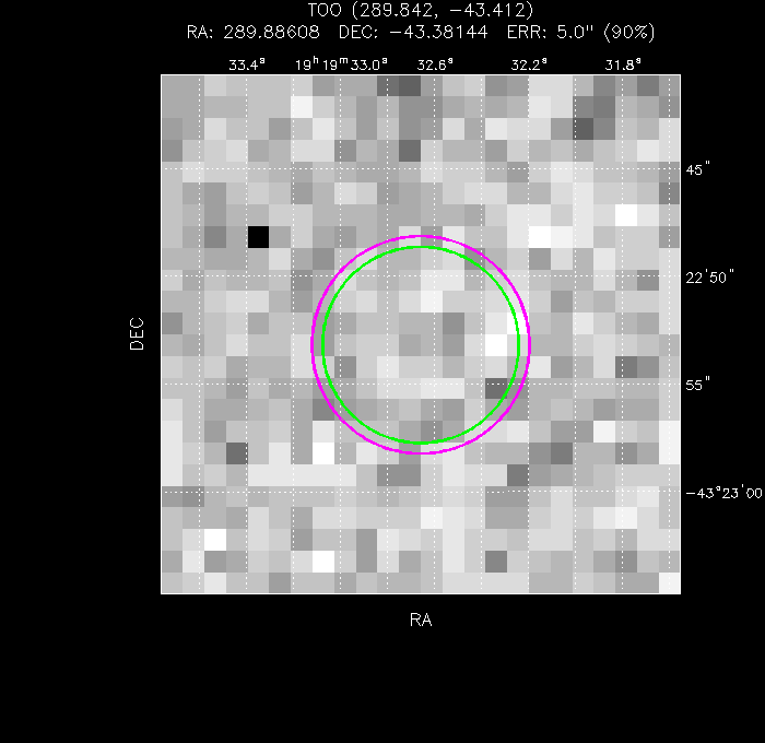 Image of the UVOT image