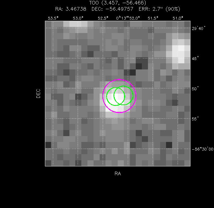 Image of the UVOT image