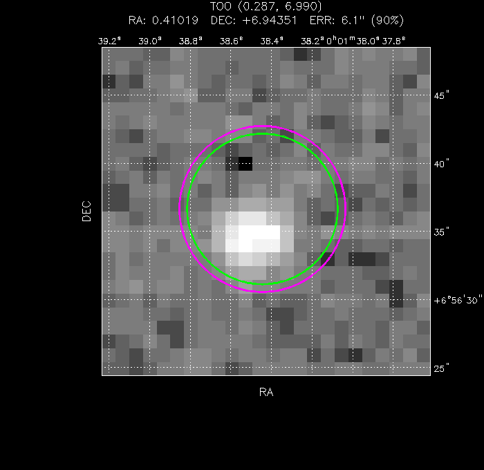 Image of the UVOT image