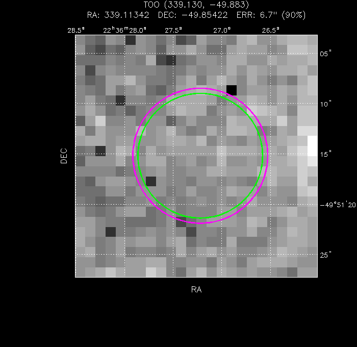 Image of the UVOT image