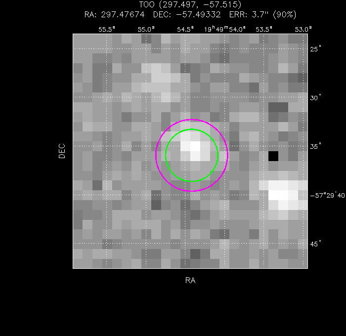 Image of the UVOT image