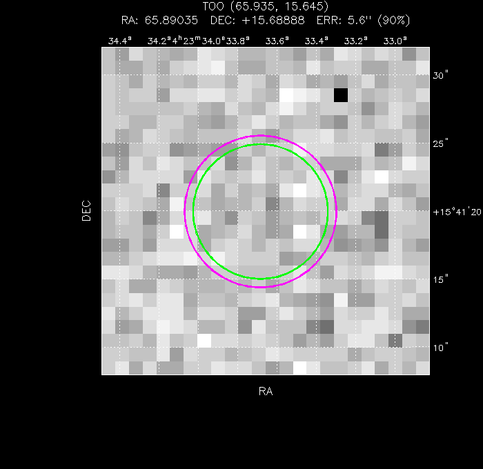 Image of the UVOT image