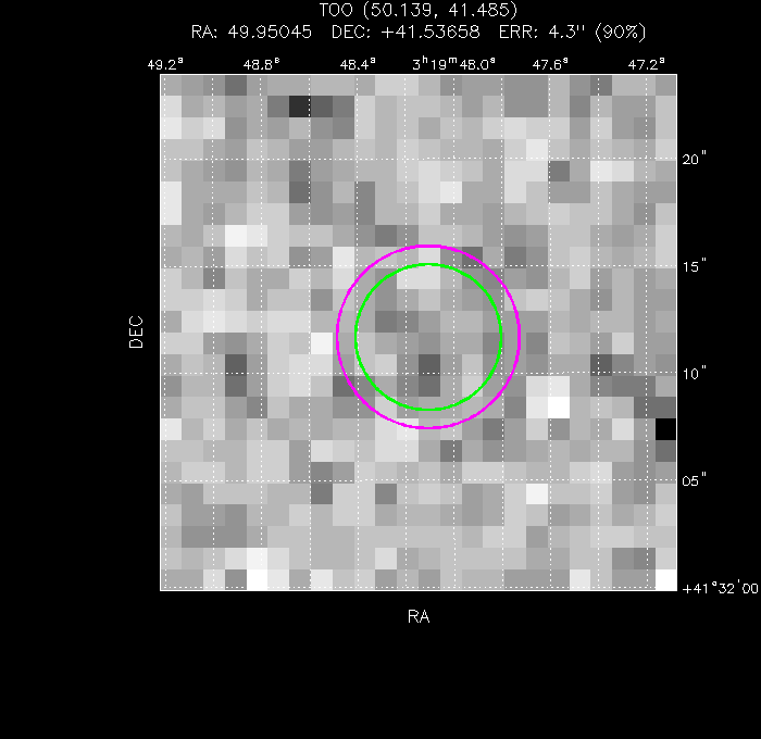 Image of the UVOT image