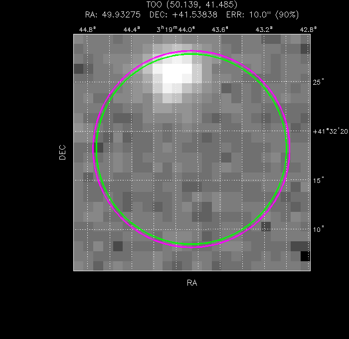 Image of the UVOT image