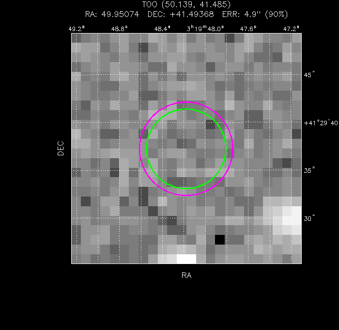 Image of the UVOT image