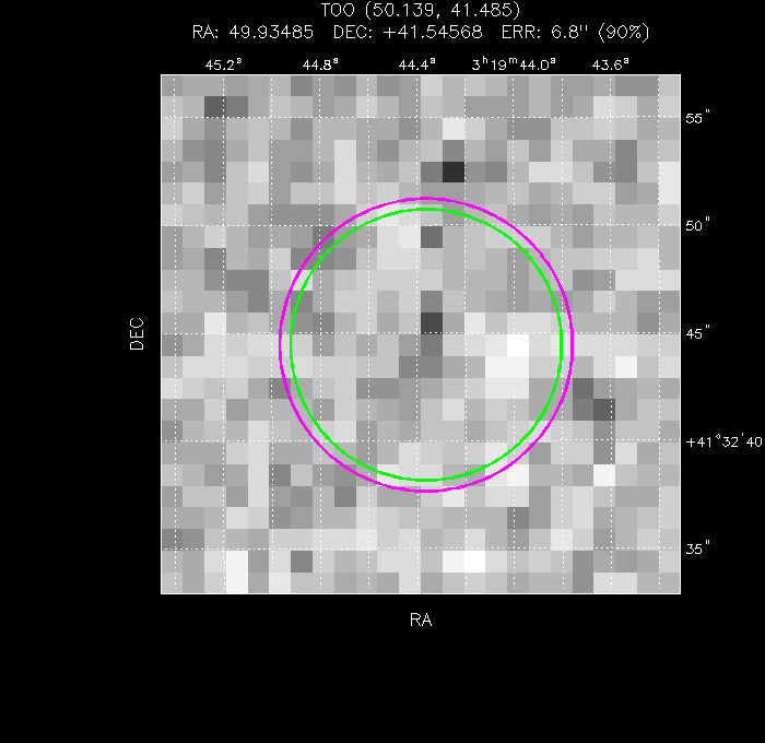 Image of the UVOT image