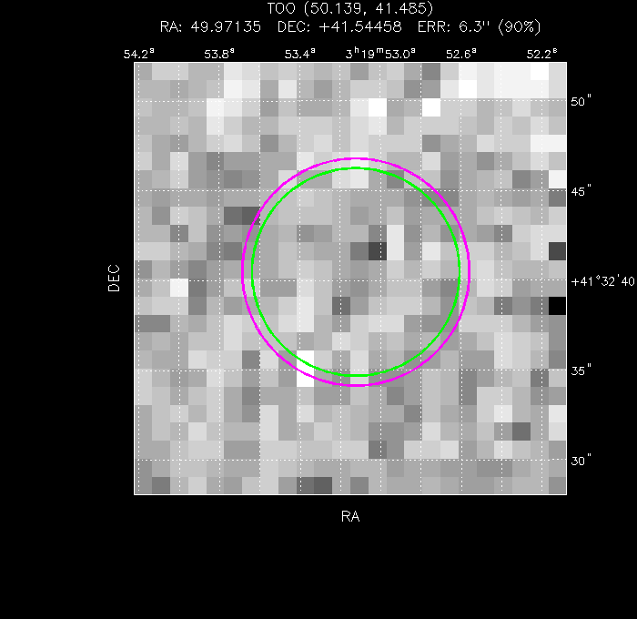 Image of the UVOT image