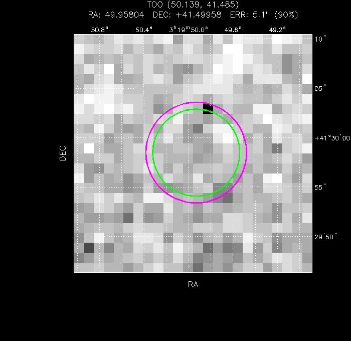 Image of the UVOT image