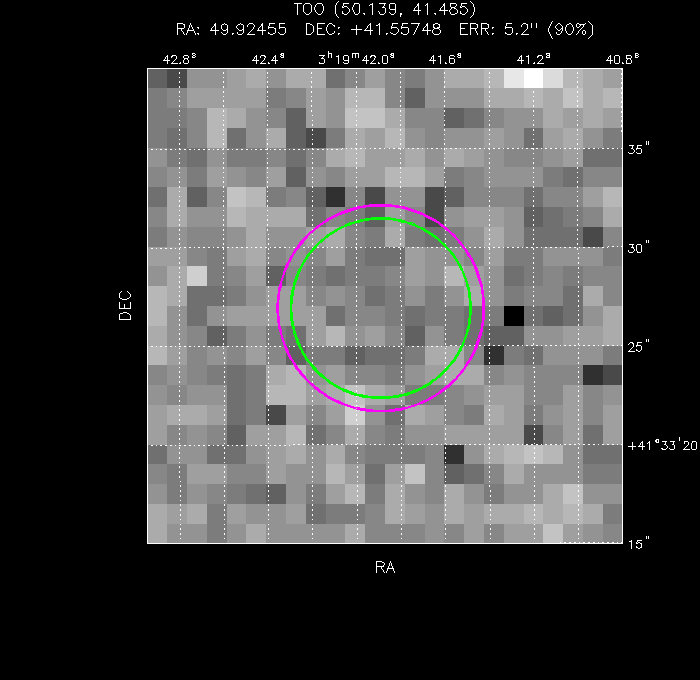 Image of the UVOT image