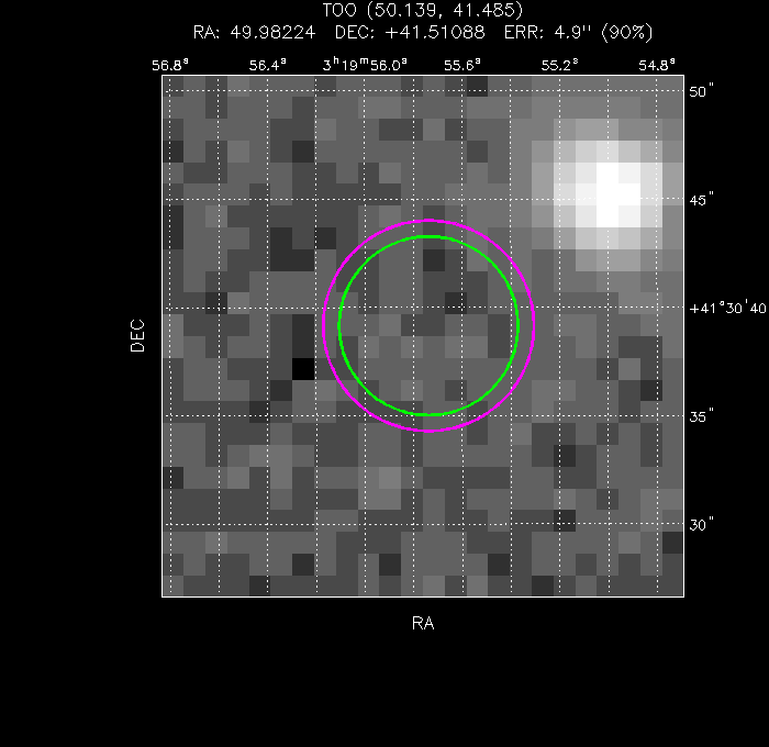 Image of the UVOT image