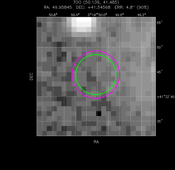 Image of the UVOT image