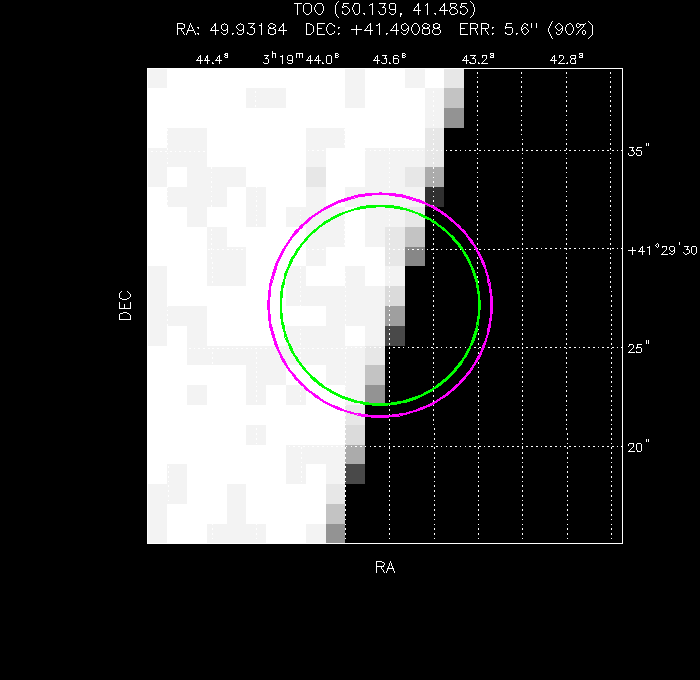 Image of the UVOT image