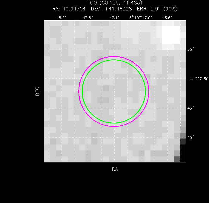 Image of the UVOT image