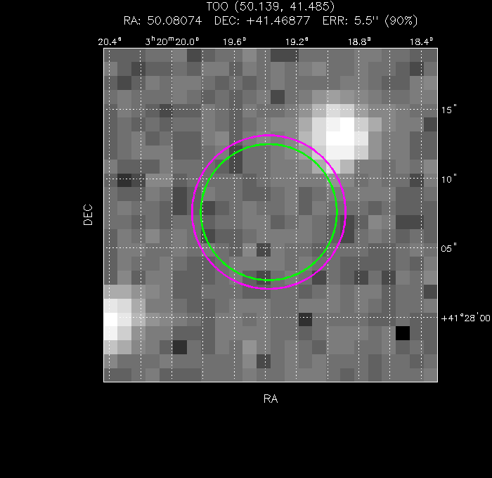 Image of the UVOT image
