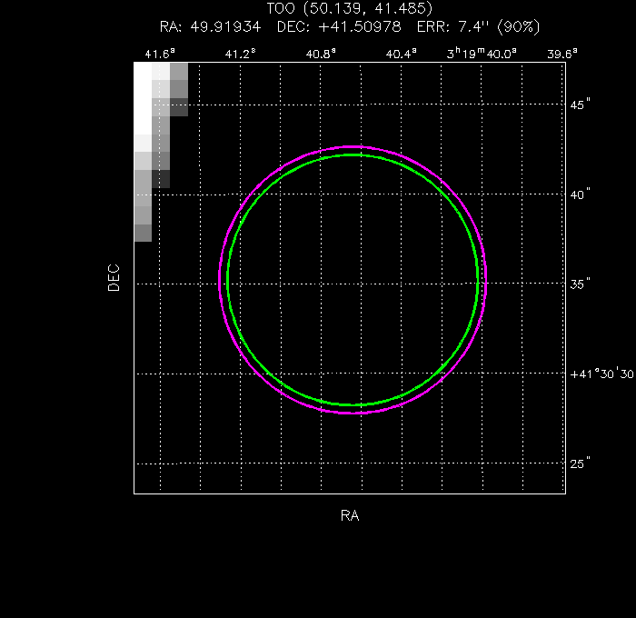Image of the UVOT image