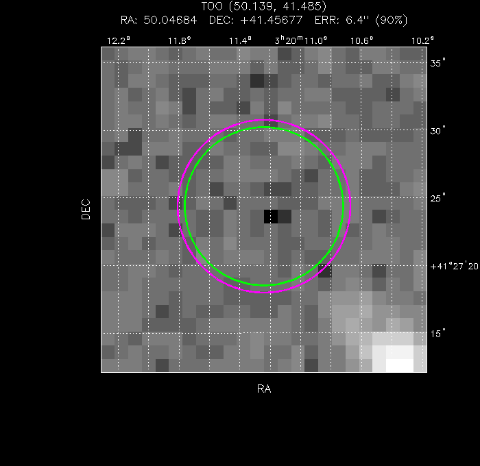 Image of the UVOT image