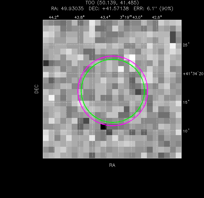 Image of the UVOT image