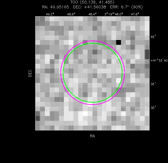 Image of the UVOT image