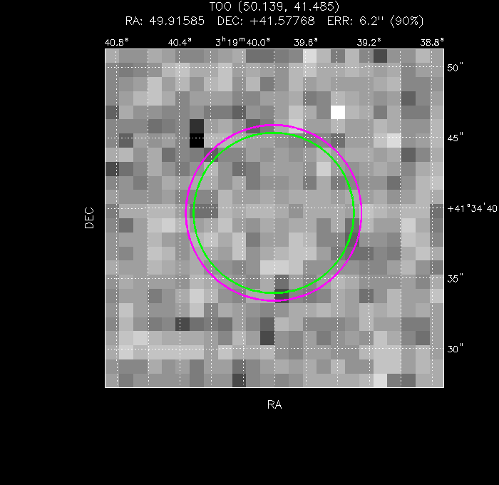 Image of the UVOT image