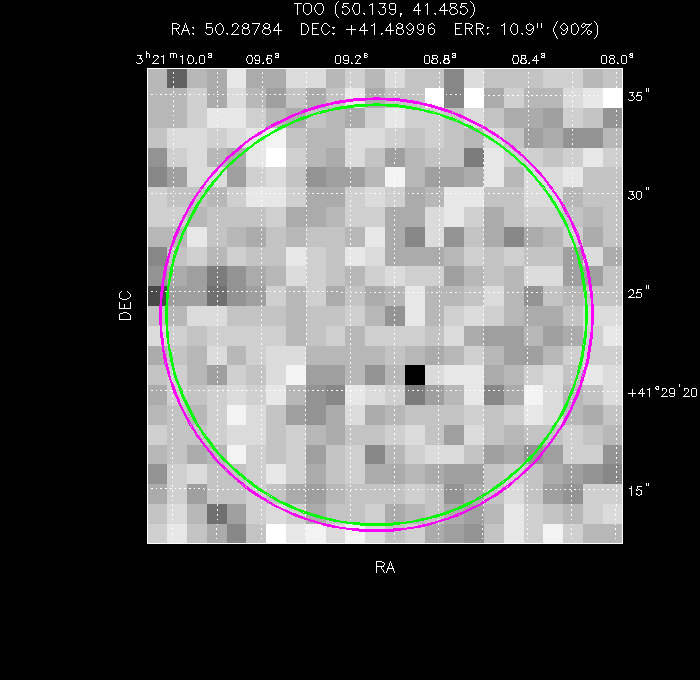 Image of the UVOT image