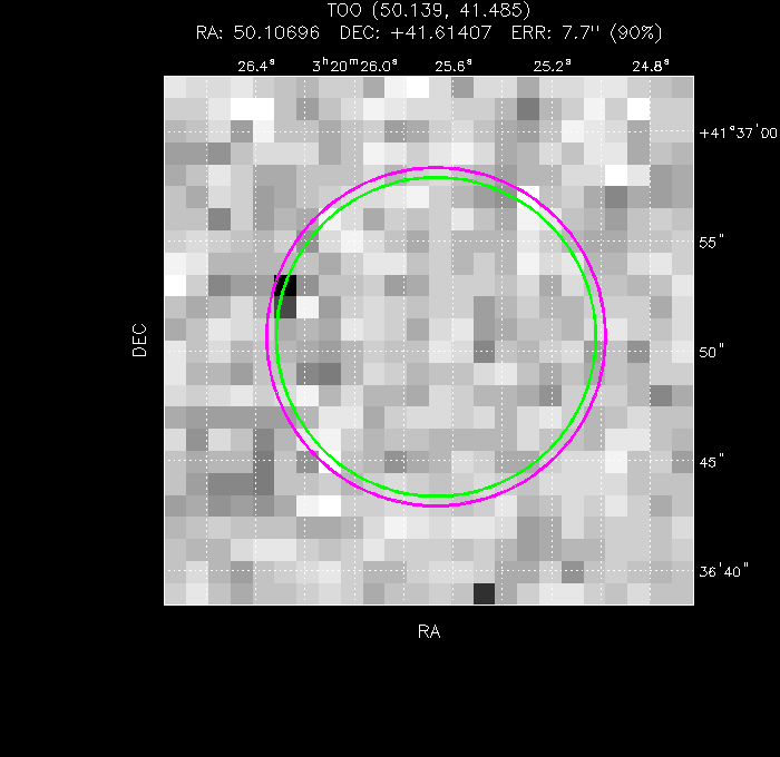 Image of the UVOT image