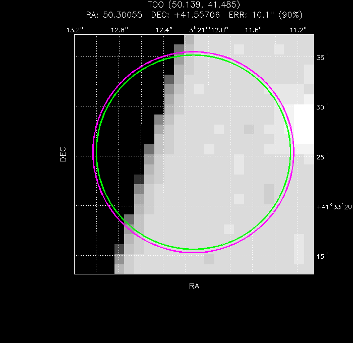 Image of the UVOT image