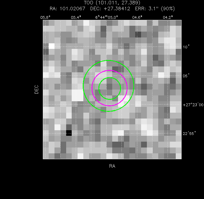 Image of the UVOT image