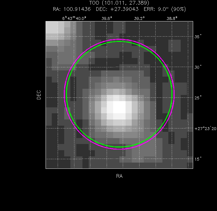 Image of the UVOT image